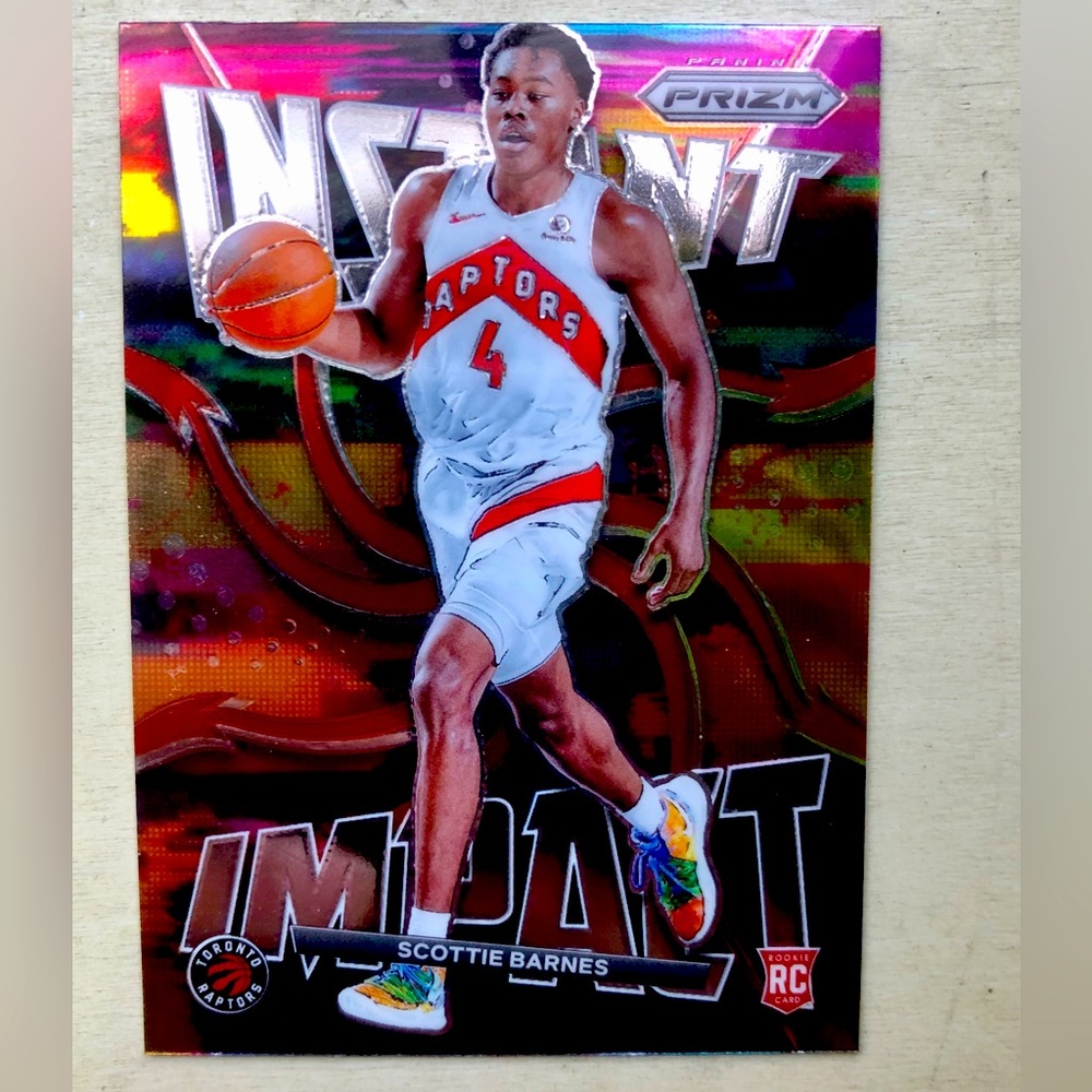 2021-22 Panini Prizm Instant Impact Silver Scottie Barnes True Rookie Card #16